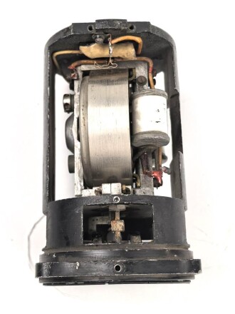 Luftwaffe, elektrischer Wendezeiger Fl 22412, Gehäuseabdeckung fehlt Libelle und Zeiger ergänzt, Ebenso das Glas und die Verschraubung dessen, Funktion nicht geprüft