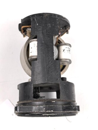 Luftwaffe, elektrischer Wendezeiger Fl 22412, Gehäuseabdeckung fehlt Libelle und Zeiger ergänzt, Ebenso das Glas und die Verschraubung dessen, Funktion nicht geprüft