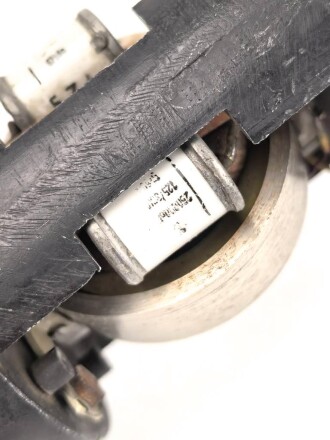 Luftwaffe, elektrischer Wendezeiger Fl 22412, Gehäuseabdeckung fehlt Libelle und Zeiger ergänzt, Ebenso das Glas und die Verschraubung dessen, Funktion nicht geprüft