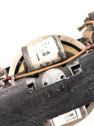 Luftwaffe, elektrischer Wendezeiger Fl 22412, Gehäuseabdeckung fehlt Libelle und Zeiger ergänzt, Ebenso das Glas und die Verschraubung dessen, Funktion nicht geprüft