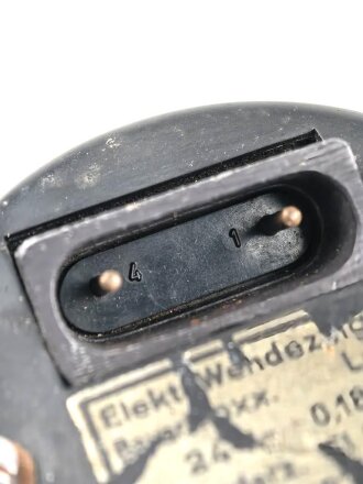 Luftwaffe, elektrischer Wendezeiger Fl 22407, verbaut in He 162 , Funktion nicht geprüft