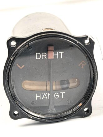 Luftwaffe, elektrischer Wendezeiger Fl 22406, verbaut in Ar 196, Funktion nicht geprüft