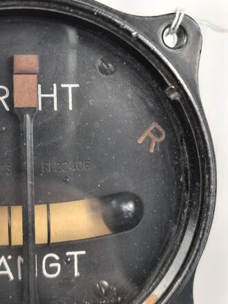 Luftwaffe, elektrischer Wendezeiger Fl 22406, verbaut in Ar 196, Funktion nicht geprüft
