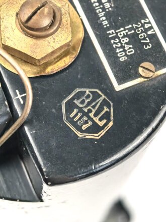 Luftwaffe, elektrischer Wendezeiger Fl 22406, verbaut in Ar 196, Funktion nicht geprüft