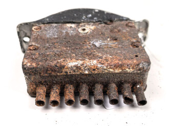 Luftwaffe, Zündschalter Fl 21119, verbaut in Ar 196, Bodenfund, Hebel aus Kunststoff nachgegossen,