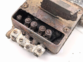 Luftwaffe, Zündschalter Fl 21118, verbaut in Bf109 G / K , Bodenfund