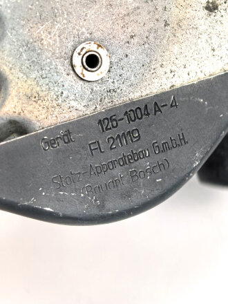 Luftwaffe, Zündschalter Fl 21119, verbaut in Ar 196, sehr guter Zustand, Funktion nicht geprüft