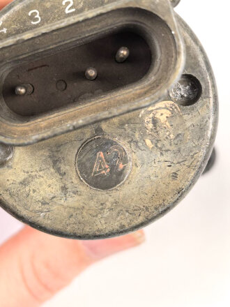 Luftwaffe, elektrischer Vorratsanzeiger 0-400 Liter,  Fl 20723, verbaut in Bf 109 G/K, Funktion nicht geprüft