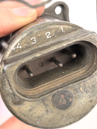 Luftwaffe, elektrischer Vorratsanzeiger 0-400 Liter,  Fl 20723, verbaut in Bf 109 G/K, Funktion nicht geprüft