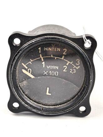 Luftwaffe, elektrischer Vorratsanzeiger 0-300 Liter,  Fl...