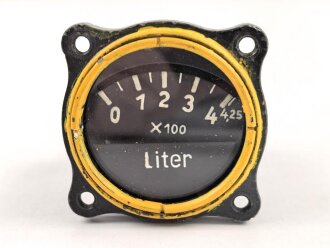 Luftwaffe, elektrischer Vorratsanzeiger 0-425 Liter,  Fl...