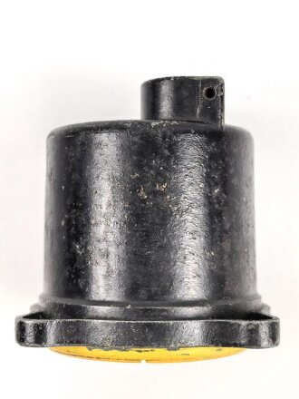 Luftwaffe, elektrischer Vorratsanzeiger 0-425 Liter,  Fl 20723, verbaut in Go 244 und He 162, vermutlich neuzeitlich gelb nachlackiert, Funktion nicht geprüft, defekt