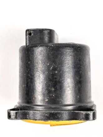 Luftwaffe, elektrischer Vorratsanzeiger 0-425 Liter,  Fl 20723, verbaut in Go 244 und He 162, vermutlich neuzeitlich gelb nachlackiert, Funktion nicht geprüft, defekt