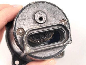 Luftwaffe, elektrischer Vorratsanzeiger 0-425 Liter,  Fl 20723, verbaut in Go 244 und He 162, vermutlich neuzeitlich gelb nachlackiert, Funktion nicht geprüft, defekt
