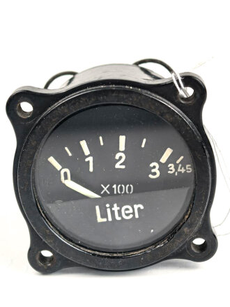 Luftwaffe, elektrischer Vorratsanzeiger 0-345 Liter,  Fl...