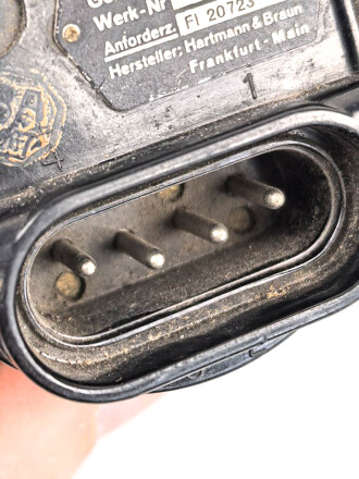 Luftwaffe, elektrischer Vorratsanzeiger 0-345 Liter,  Fl 20723, verbaut in Go 244 / Ar 196. vermutlich leeres Gehäuse,  Funktion nicht geprüft