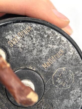 Luftwaffe, Fahrtmesser Fl 22231, 80-750km, Baujahr 1942 ,  Funktion nicht geprüft