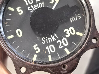 Luftwaffe, Variometer Fl 22386, verbaut in Messerschmitt Bf 109 K-4, Me 262, Arado Ar 234, Fw 190,  Funktion nicht geprüft