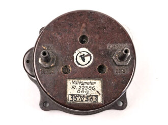 Luftwaffe, Variometer Fl 22386, verbaut in Messerschmitt Bf 109 K-4, Me 262, Arado Ar 234, Fw 190,  Funktion nicht geprüft