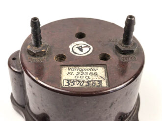Luftwaffe, Variometer Fl 22386, verbaut in Messerschmitt Bf 109 K-4, Me 262, Arado Ar 234, Fw 190,  Funktion nicht geprüft