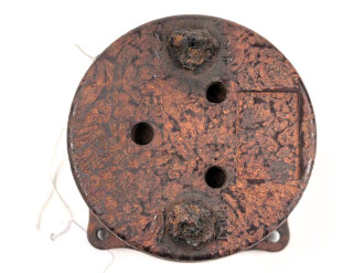 Luftwaffe, Variometer Fl 22386, verbaut in Messerschmitt Bf 109 K-4, Me 262, Arado Ar 234, Fw 190,  Restaurierter Bodenfund, Blatt Nachbau, Funktion nicht geprüft