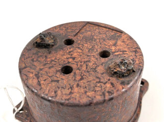 Luftwaffe, Variometer Fl 22386, verbaut in Messerschmitt Bf 109 K-4, Me 262, Arado Ar 234, Fw 190,  Restaurierter Bodenfund, Blatt Nachbau, Funktion nicht geprüft