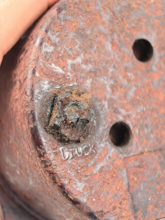 Luftwaffe, Variometer Fl 22386, verbaut in Messerschmitt Bf 109 K-4, Me 262, Arado Ar 234, Fw 190,  Restaurierter Bodenfund, Blatt Nachbau, Funktion nicht geprüft