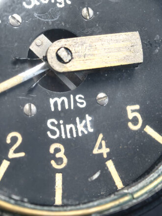 Luftwaffe, Statoskop Variometer Fl 22381, Baujahr 1936,  Funktion nicht geprüft