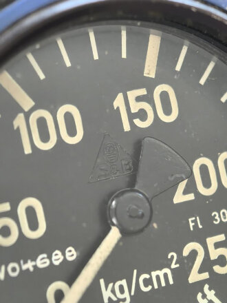 Luftwaffe,  Sauerstoffdruckmesser FL 30532,  Funktion nicht geprüft