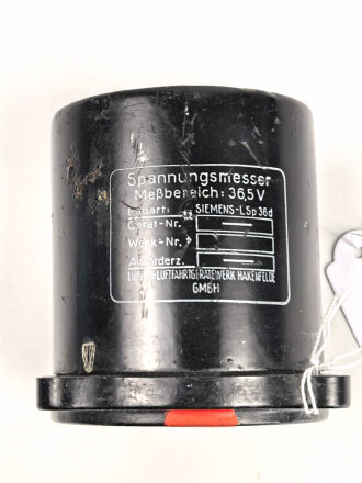 Luftwaffe Spannungsmesser Fl 32500-2, verbaut in He 162,...