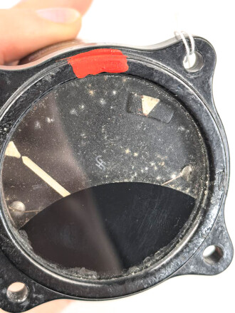 Luftwaffe Spannungsmesser Fl 32500-2, verbaut in He 162,  Funktion nicht geprüft