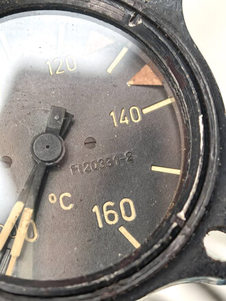 Luftwaffe, Doppel Dampfdruckthermometer  Fl 20331-2, Funktion nicht geprüft