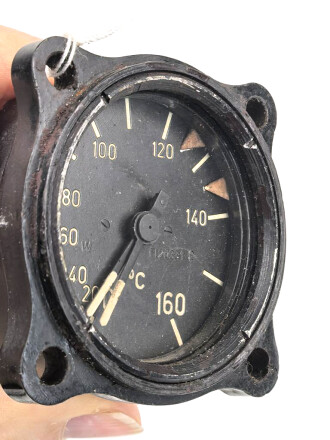 Luftwaffe, Doppel Dampfdruckthermometer  Fl 20331-2, Funktion nicht geprüft