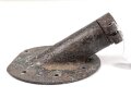 Luftwaffe,  Ausschusskanal für Leuchtpistole, verbaut in Bf 109. Original, gereinigter Bodenfund