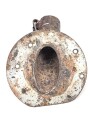 Luftwaffe,  Ausschusskanal für Leuchtpistole, verbaut in Bf 109. Original, gereinigter Bodenfund