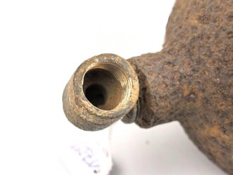 Luftwaffe,  Sauerstoff Kugelflasche Fl 30380-8. Ungereinigter Bodenfund