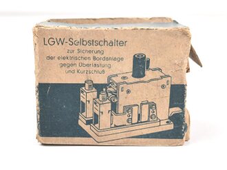 Luftwaffe, Selbstschalter Fl E5002 06. Ungebraucht, in beschädigter Umverpackung