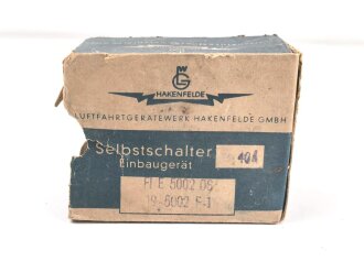 Luftwaffe, Selbstschalter Fl E5002 06. Ungebraucht, in beschädigter Umverpackung