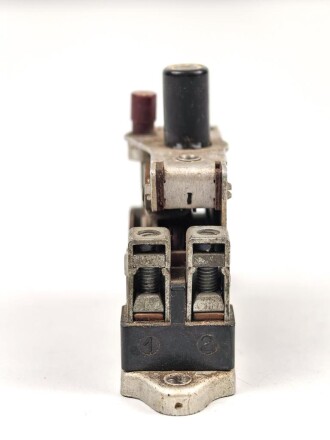 Luftwaffe Selbstschalter zur Sicherung der elektrischen Bordanlage gegen Überlastung und Kurzschluß. FL E 5000 01, ungebrauchtes Stück