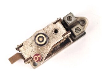 Luftwaffe Selbstschalter zur Sicherung der elektrischen Bordanlage gegen Überlastung und Kurzschluß. FL E 5000 01, ungebrauchtes Stück