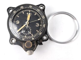 Luftwaffe,  Borduhr Bo-UK1, Junghans Werk, Restaurationsprojekt, Nachgedrehter Innenring beiliegend