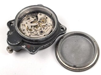 Luftwaffe,  Borduhr Bo-UK1, Junghans Werk, Restaurationsprojekt, Nachgedrehter Innenring beiliegend