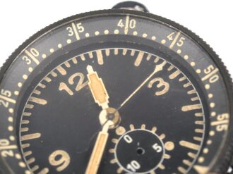 Luftwaffe,  Borduhr Bo-UK1, Junghans Werk, Restaurationsprojekt, Nachgedrehter Innenring beiliegend