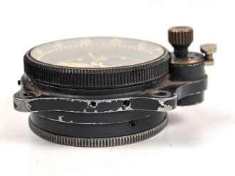 Luftwaffe,  Borduhr Bo-UK1, Junghans Werk, Restaurationsprojekt, Nachgedrehter Innenring beiliegend