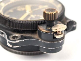 Luftwaffe,  Borduhr Bo-UK1, Junghans Werk, Restaurationsprojekt, Nachgedrehter Innenring beiliegend