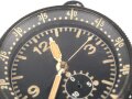 Luftwaffe,  Borduhr Bo-UK1, Junghans Werk, Restaurationsprojekt, Nachgedrehter Innenring beiliegend