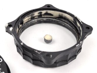 Luftwaffe, Führertochterkompass Fl 23334. Nachbau des vorderen Teil für ein Instrumentenbrett. Einfache Ausführung aus Kunststoff