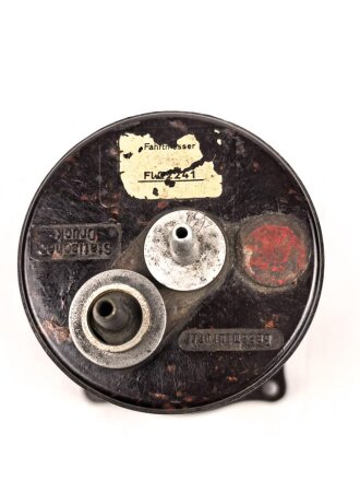 Luftwaffe, Fahrtmesser Fl 22245, Messbereich bis 1000km. Verbaut in Arado Ar 234, Messerschmitt Me 163 , Me 262, Dornier Do 335 , Heinkel He 219, Bachem Ba 349 „Natter“. Funktion nicht geprüft