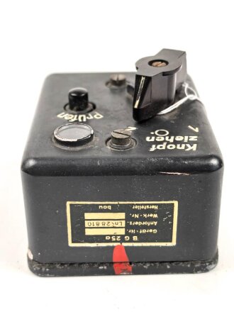 Luftwaffe, Bediengerät BG.25a, Ln 28810,  für FuG25, Originallack, Funktion nicht geprüft