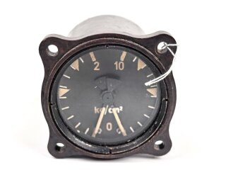 Luftwaffe, Zweifach Druckanzeiger Fl 20512-2, Funktion nicht geprüft